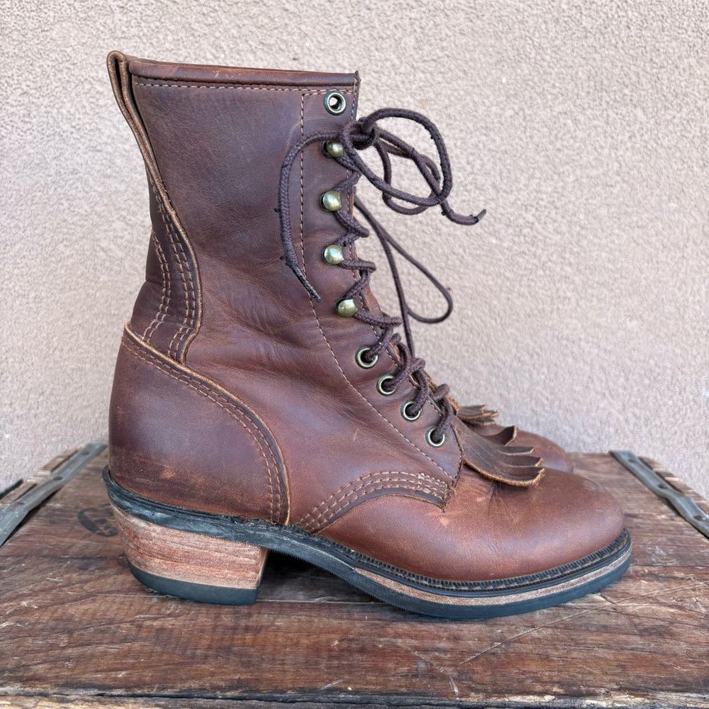 Vintage Durango Lace-Up Packer Boot
